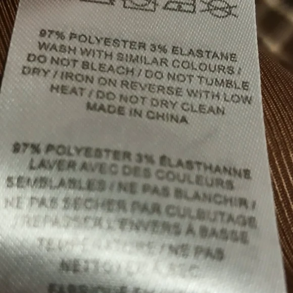 Urban threads  NWT ladies sport jacket. Brown plaid. Size 8. - Picture 10 of 12